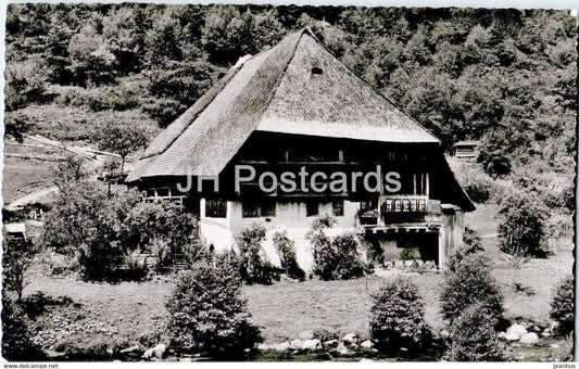 Schwarzwaldhaus - old postcard - 1958 - Germany - used - JH Postcards