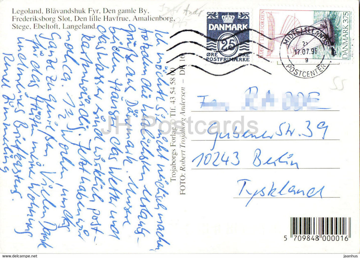 Denmark - Legoland - Little Mermaid - Guard - multiview - 1995 - Denmark - used