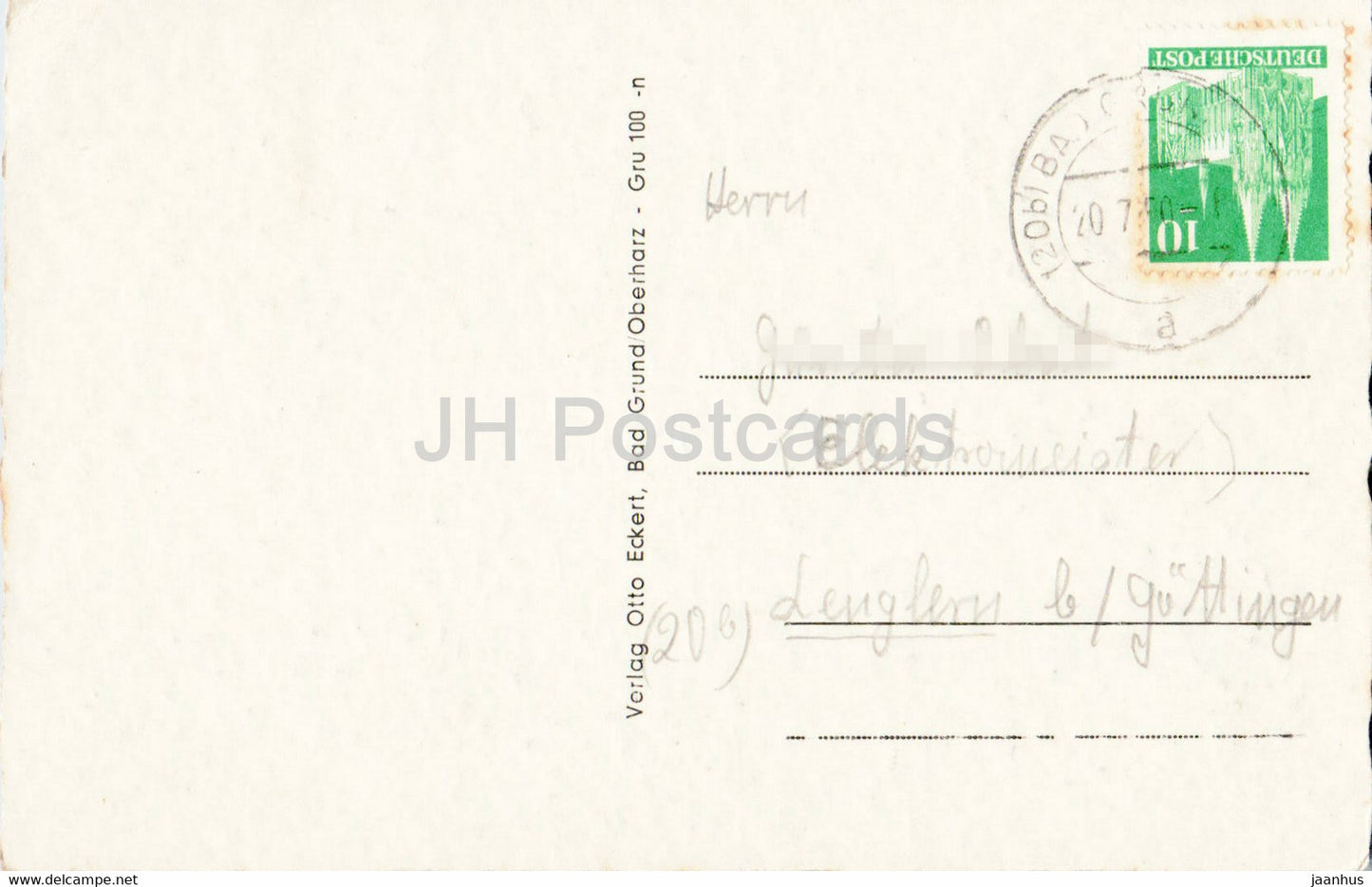 Feriengrusse fur schreibfaule Leute - Knollen - Eichelberger Pavillon - Bad Grund - Gitellderberg 1960 - Germany - used