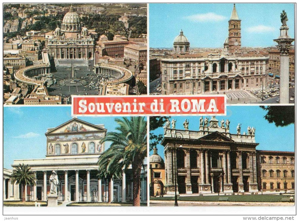 Souvenir di Roma - Roma - Rome - 644 - Italia - Italy - circulated in Germany - JH Postcards