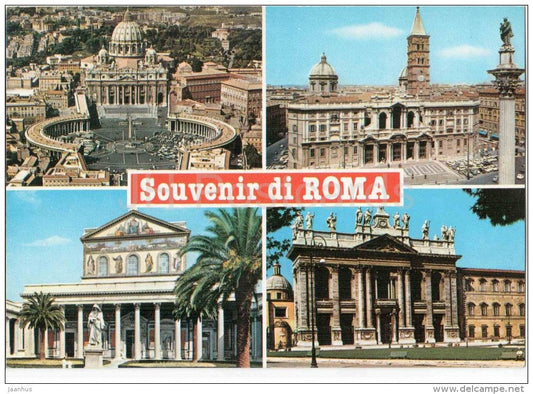 Souvenir di Roma - Roma - Rome - 644 - Italia - Italy - circulated in Germany - JH Postcards