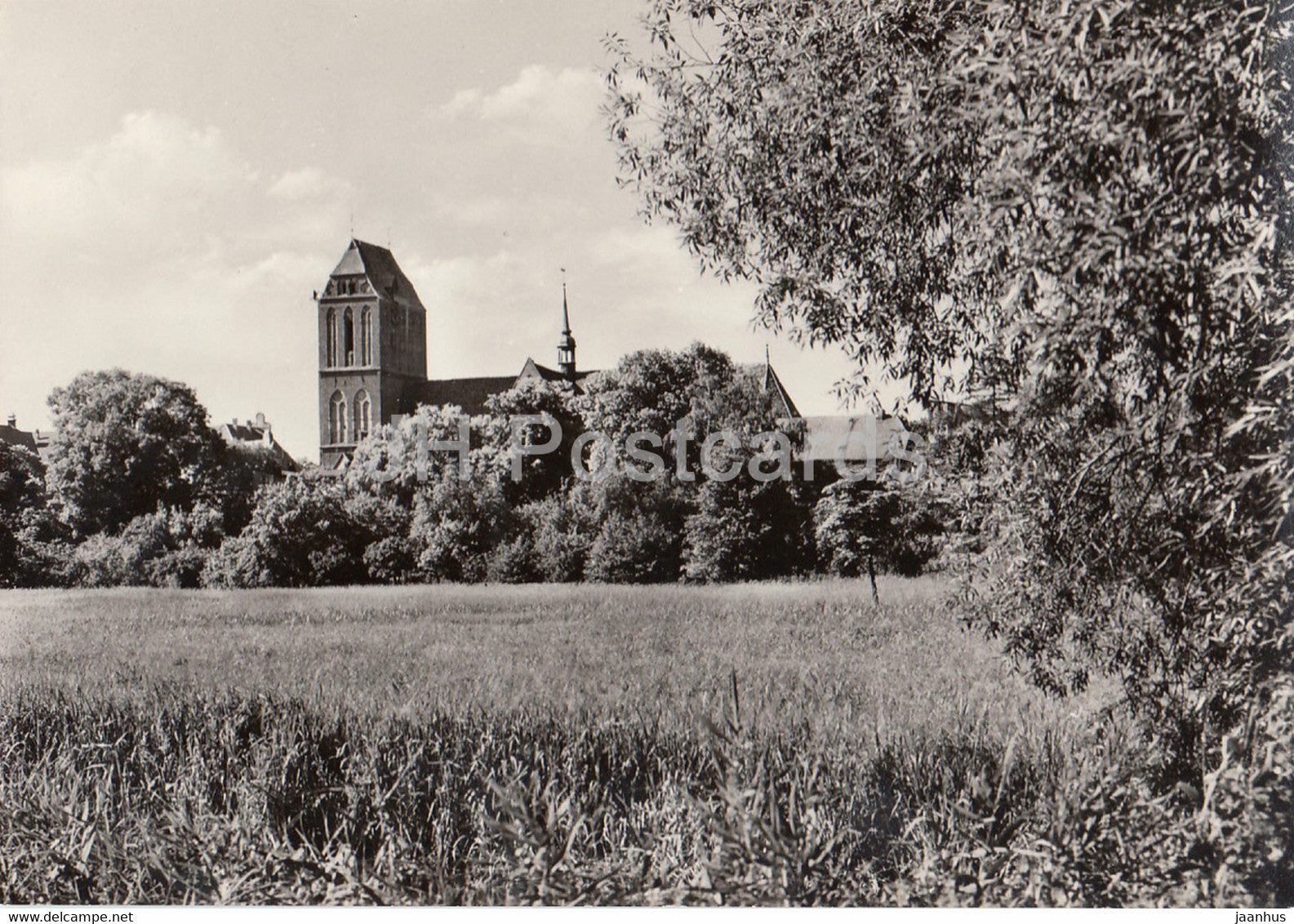Gustrow - Blick zum Dom - cathedral - Germany - unused - JH Postcards