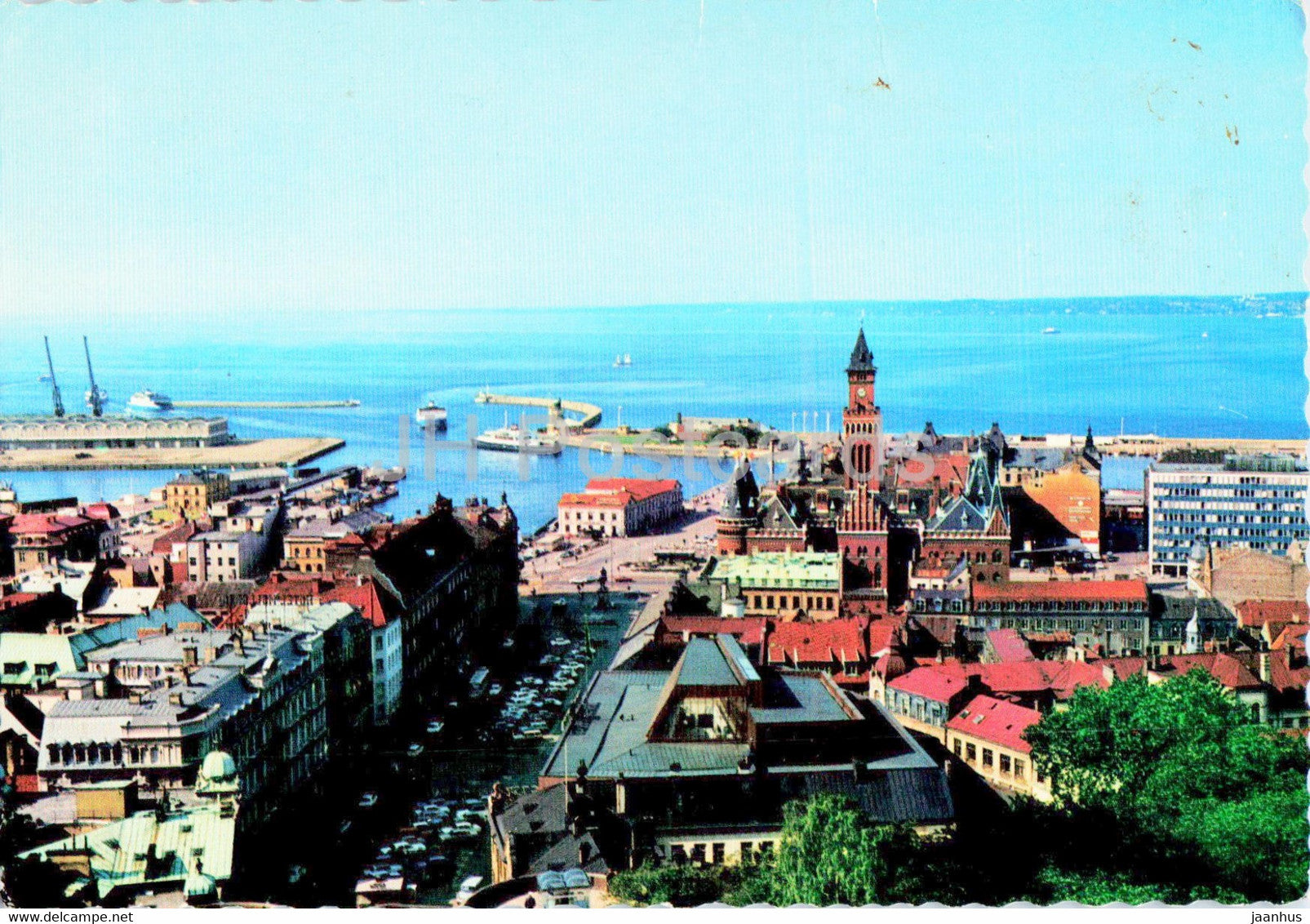 Halsingborg - Utskit fran Karnan - 1971 - Sweden - used - JH Postcards