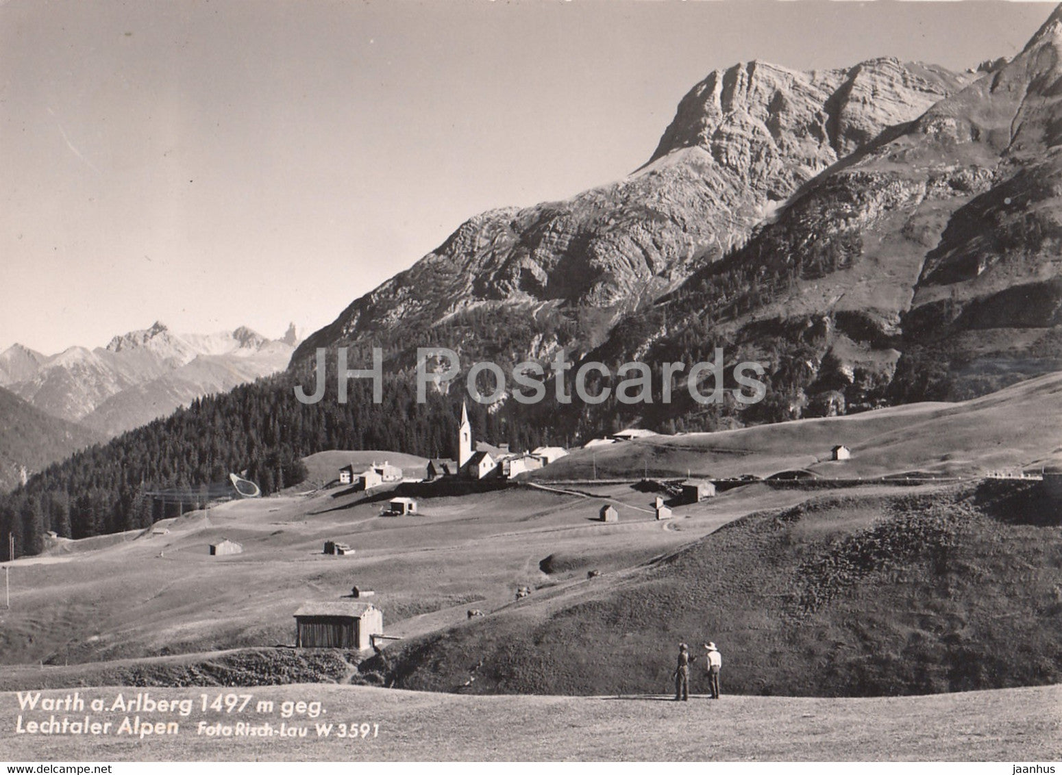 Warth a Arlberg 1497 m - Lechtaler Alpen - Austria - used - JH Postcards