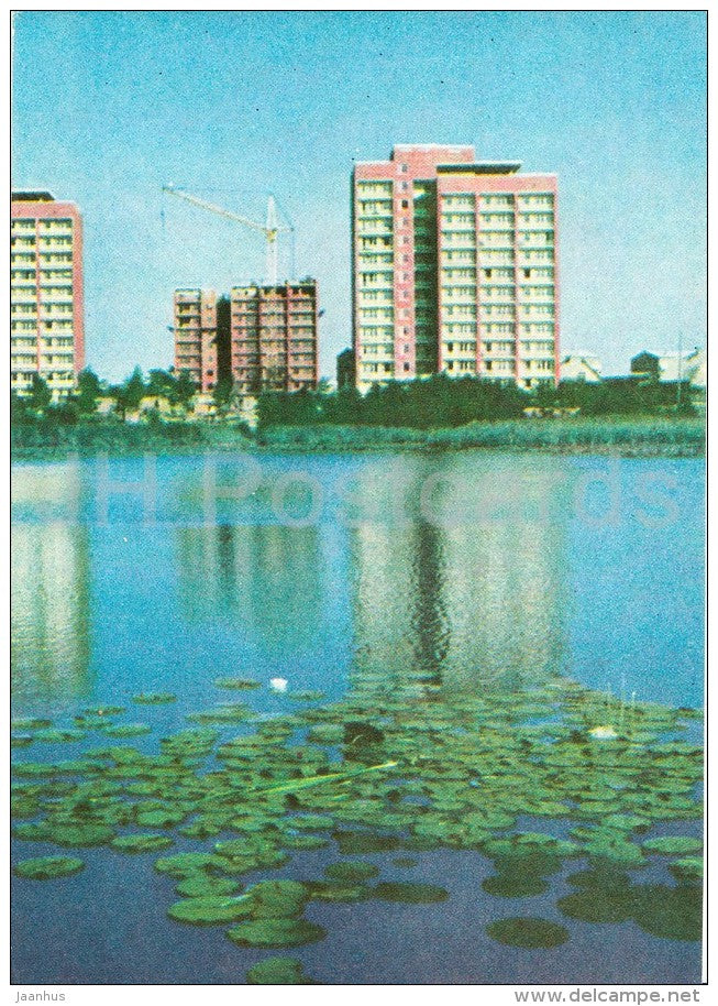 New Jugla - Riga - old postcard - Latvia USSR - unused - JH Postcards