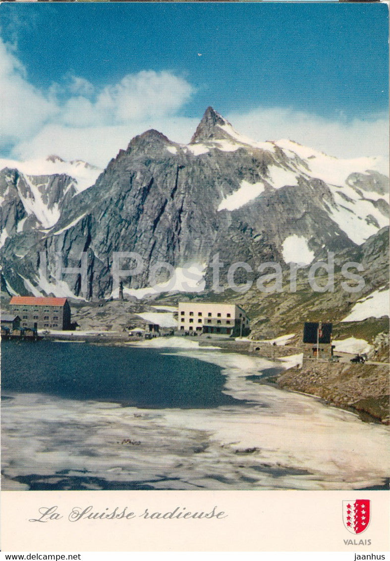 Grand Saint Bernard - Vue Sur le Lac et le Pain de Sucre - 302 - Switzerland - unused - JH Postcards