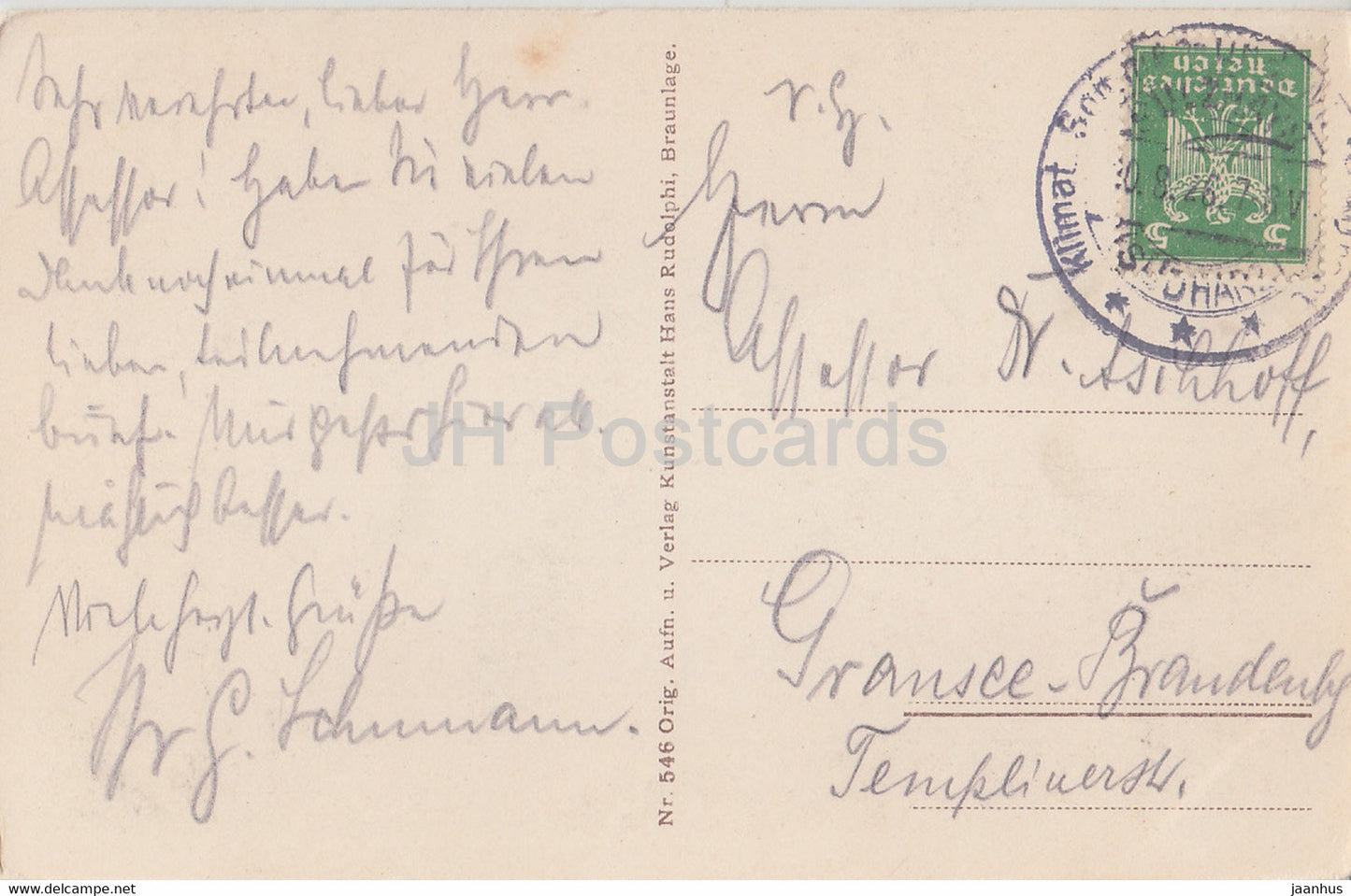 Sulzhayn am Sudharz - 546 - old postcard - 1926 - Germany - used