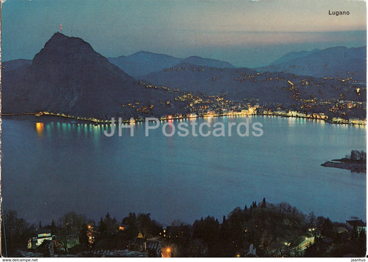 Lugano mit San Salvatore - 1985 - Switzerland - used - JH Postcards