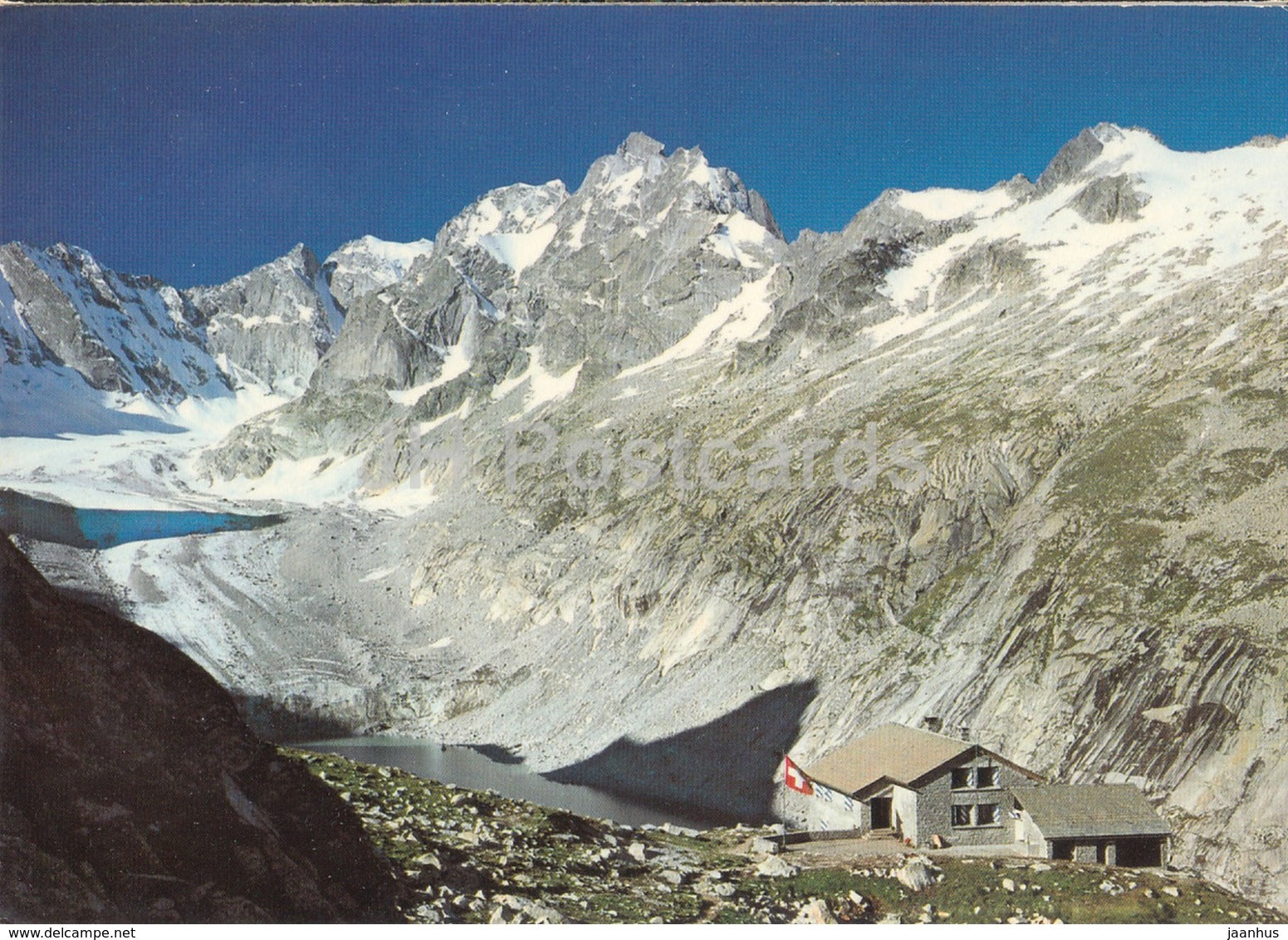 Albigna Hutte 2340 m - Huttenwart - 62 - 1982 - Switzerland - used - JH Postcards