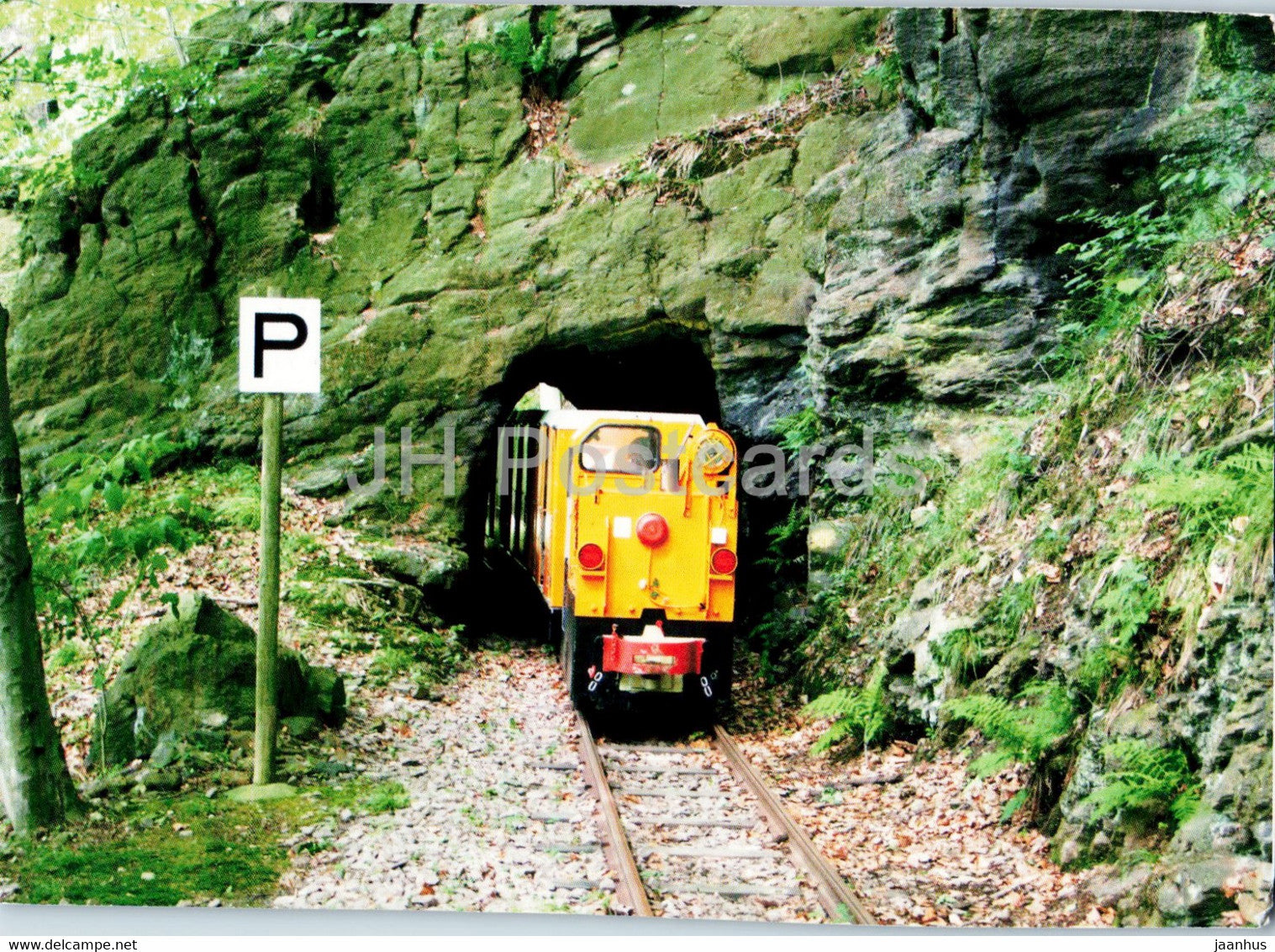 Grubenlokomotive B 360 Ute - Erzbahn Schonborn Dreiwerden - train - railway - locomotive - 2013 - Germany - used - JH Postcards