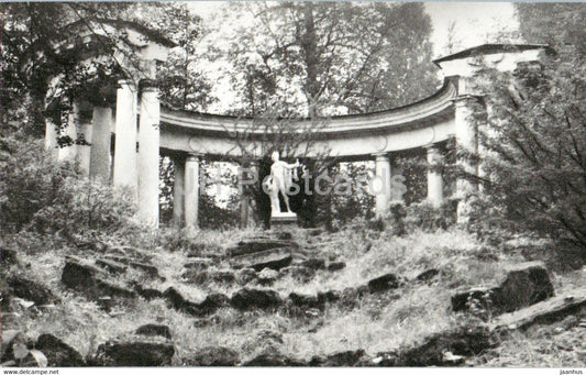 Pavlovsk Park - Apollo colonnade - 1984 - Russia USSR - unused - JH Postcards