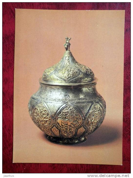 Gold and Silverwork in old Russia - Bratina Loving Cup, 1600-1633 - 1983 - Russia - USSR - unused - JH Postcards