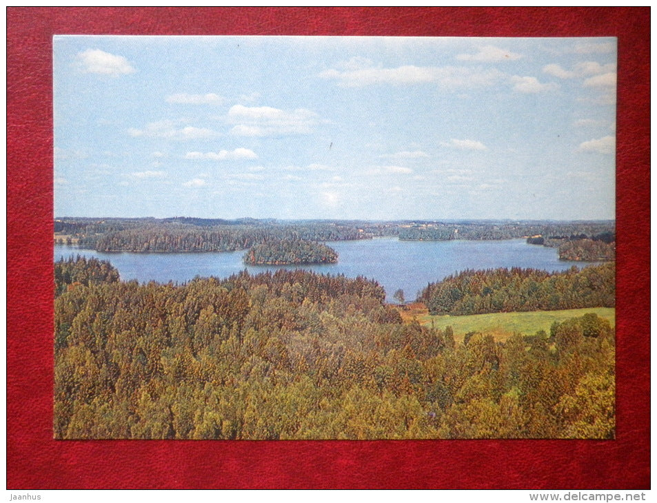lake Pühajärv - 1984 - Estonia USSR - unused - JH Postcards