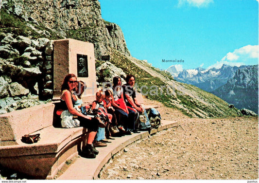 Dolomiti di Fassa - Sentiero del Massare - A. Cristomanno - Marmolada - Italy - unused - JH Postcards