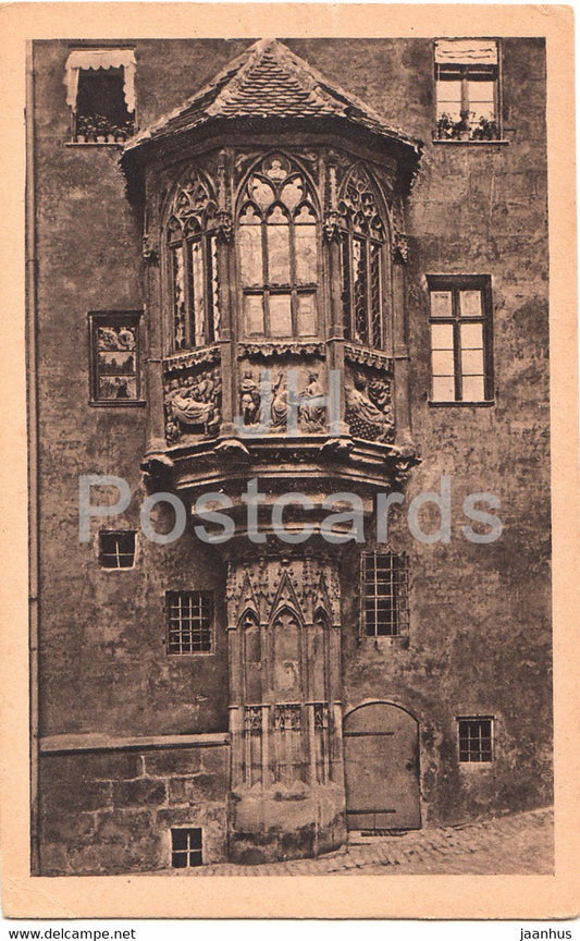 Nurnberg - Schoner Erker - old postcard - Germany - unused - JH Postcards