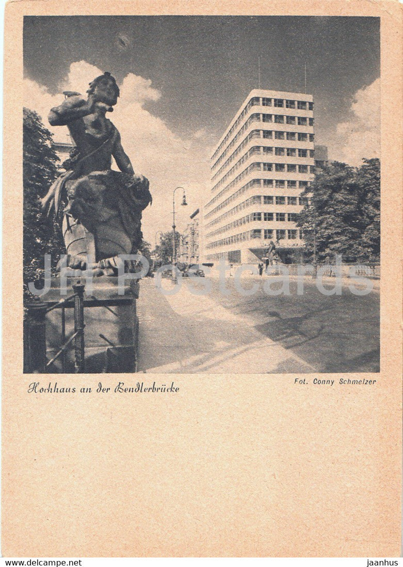Berlin - Hochhaus an der Bendlerbrucke - Reichshaupstadt Berlin - old postcard - Germany - unused - JH Postcards