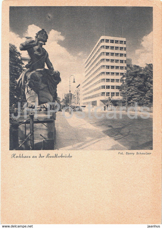Berlin - Hochhaus an der Bendlerbrucke - Reichshaupstadt Berlin - old postcard - Germany - unused - JH Postcards