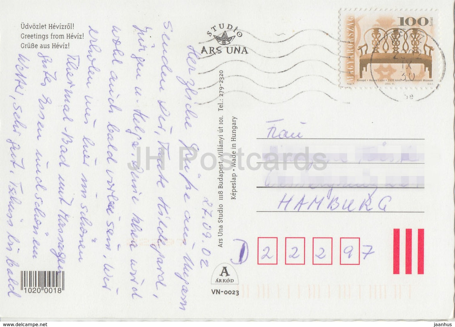 Heviz - architecture - multiview - 2002 - Hongrie - utilisé