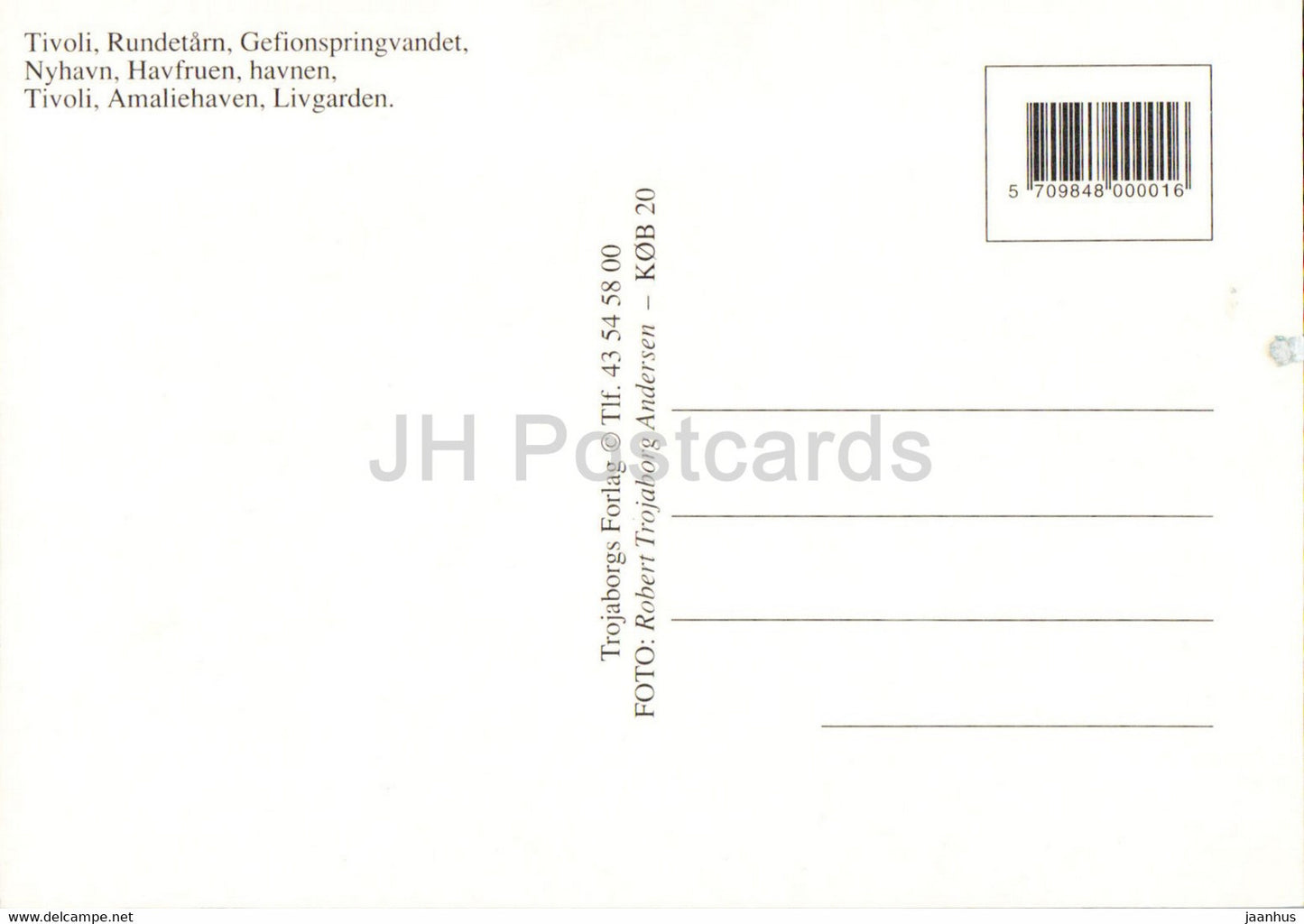 Kopenhagen - Kleine Meerjungfrau - Wache - Boot - Brunnen - Multiview - Dänemark - unbenutzt