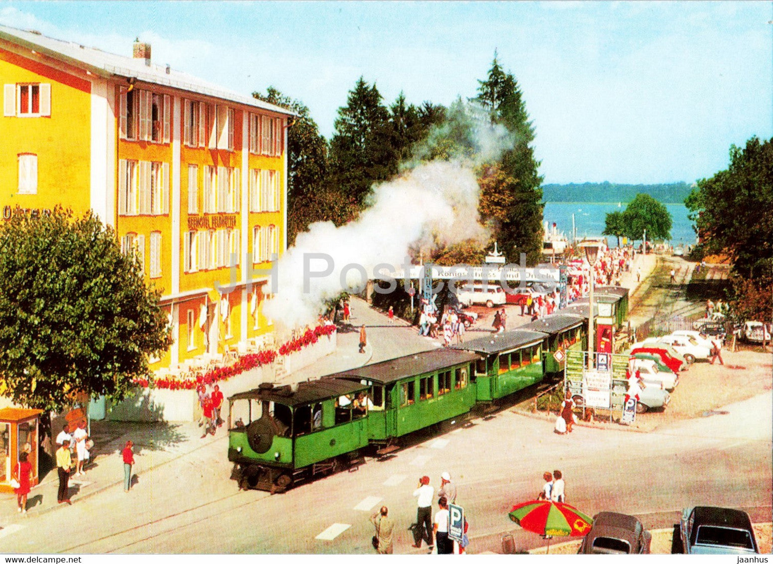 Prien am Chiemsee - Chiemlake Train - Chiemseebahn - train - railway - locomotive - Germany - unused - JH Postcards