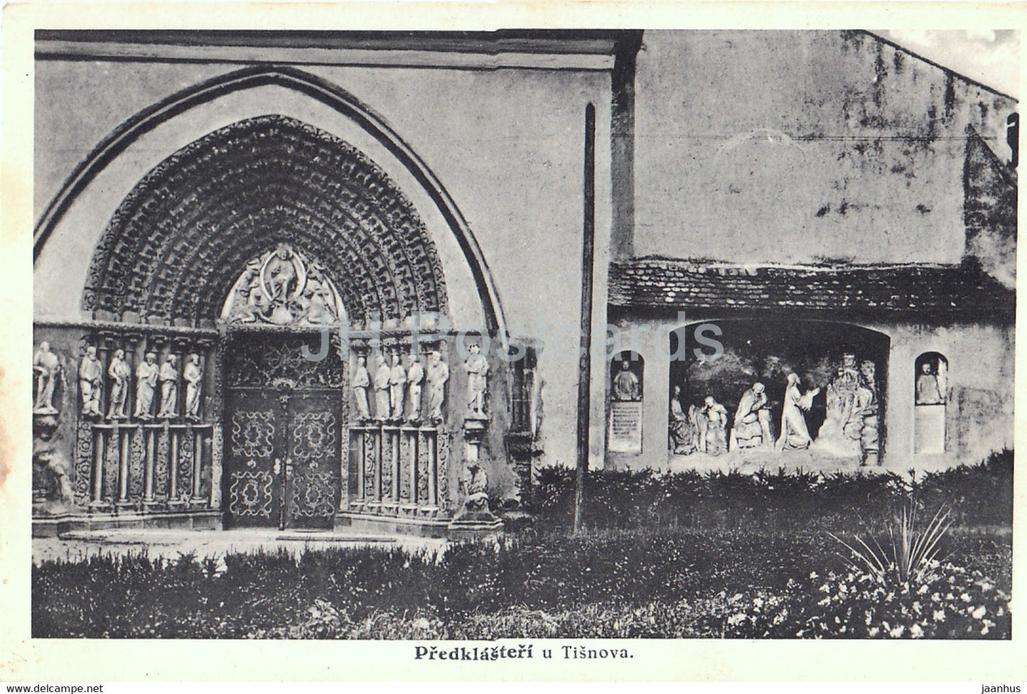 Predklasteri u Tisnova - Tisnov - cloister - old postcard - Czech Republic - unused - JH Postcards