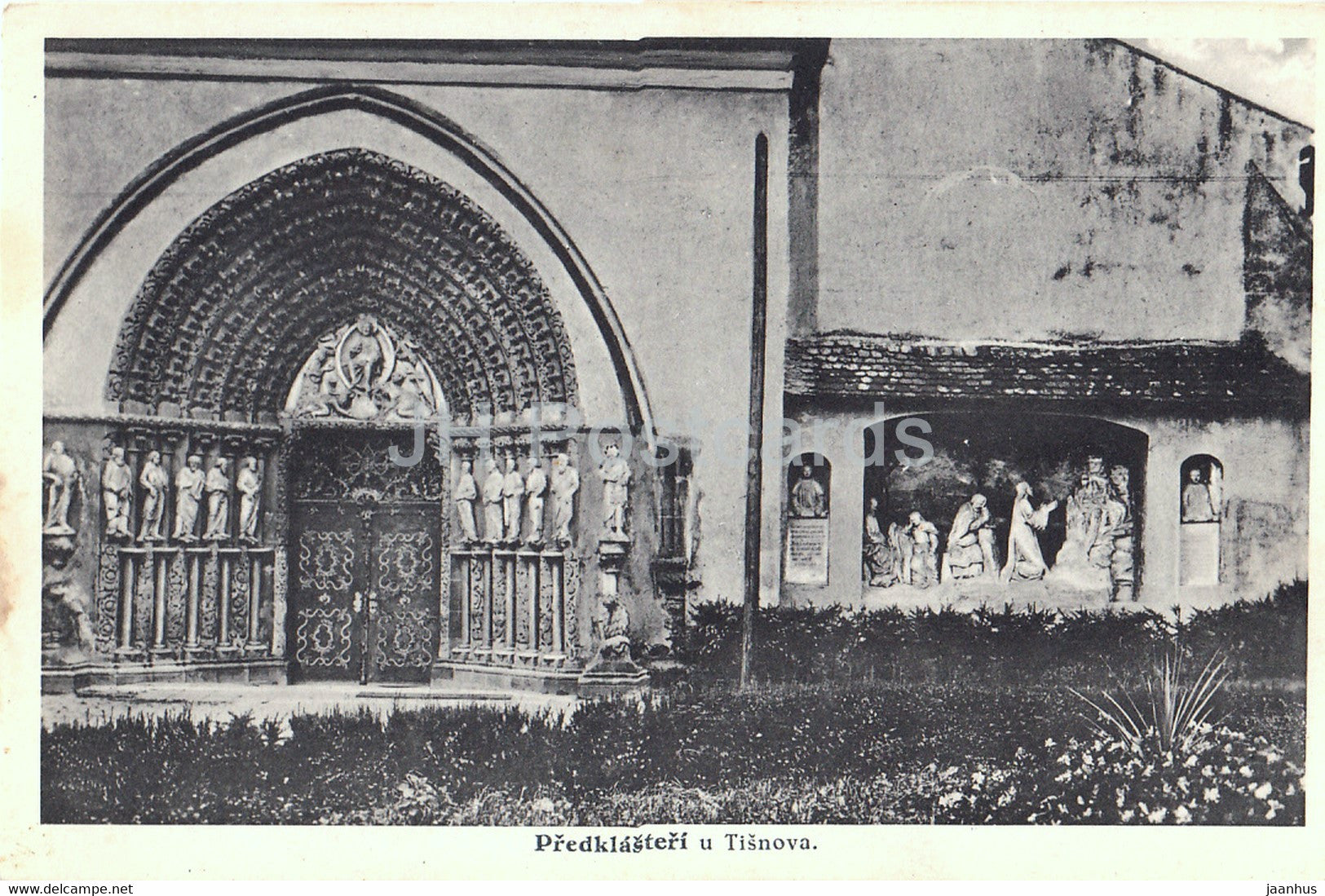 Predklasteri u Tisnova - Tisnov - cloister - old postcard - Czech Republic - unused - JH Postcards