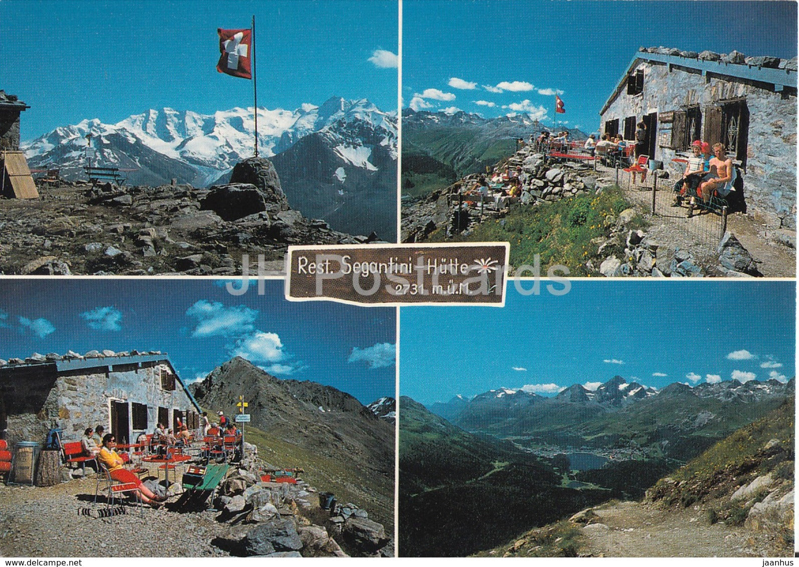 Restaurant Segantinihutte - Switzerland - unused - JH Postcards