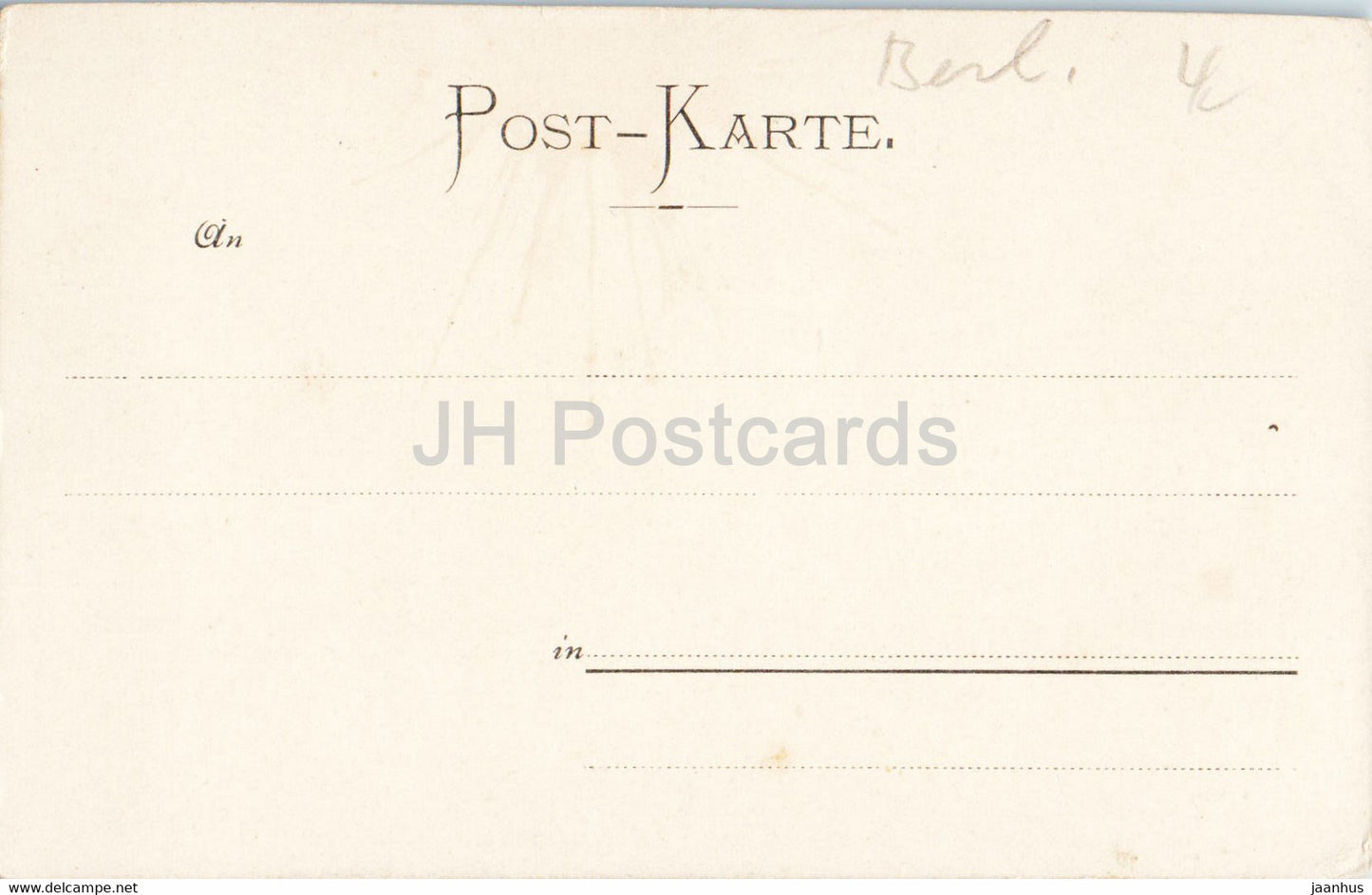 Berlin - Denkmal Kaiser Wilhelms des Grossen - monument - horse - old postcard - Germany - unused