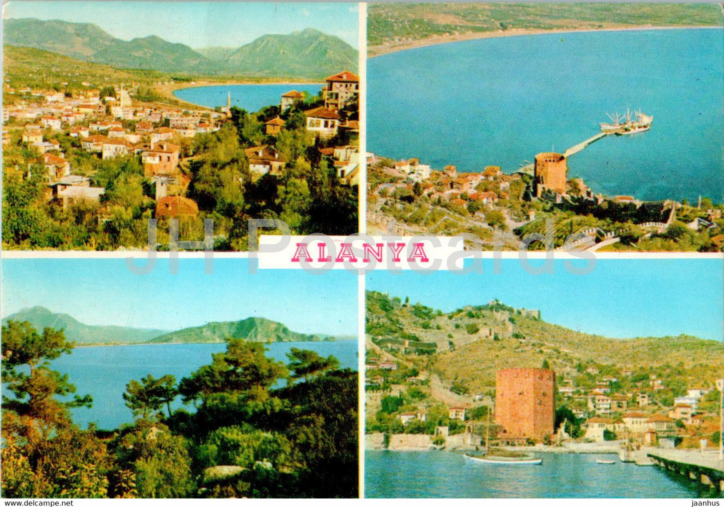 Alanya - Views from the city - multiview - 1989 - Turkey - used - JH Postcards