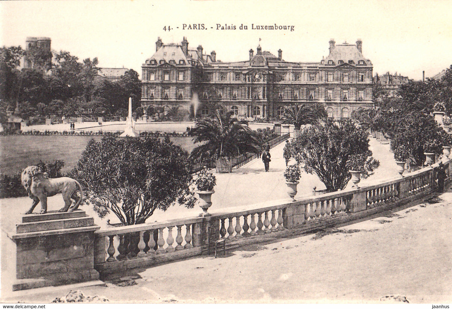 Paris - Palais du Luxembourg - old postcard - 44 - France - unused - JH Postcards