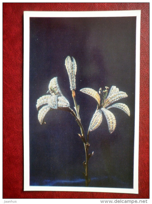 Lily diamonds , 1770s - Western European Jewelry - 1971 - Russia USSR - unused - JH Postcards
