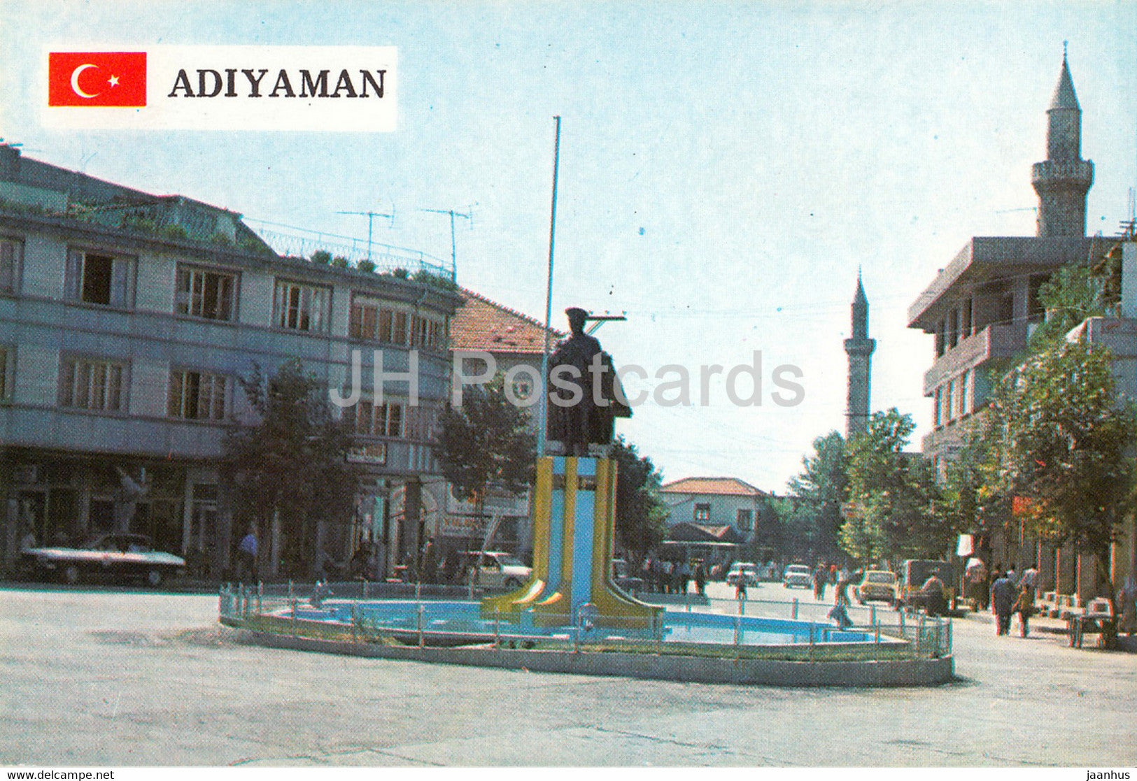 Adiyaman - monument - 1984 - Turkey - used - JH Postcards