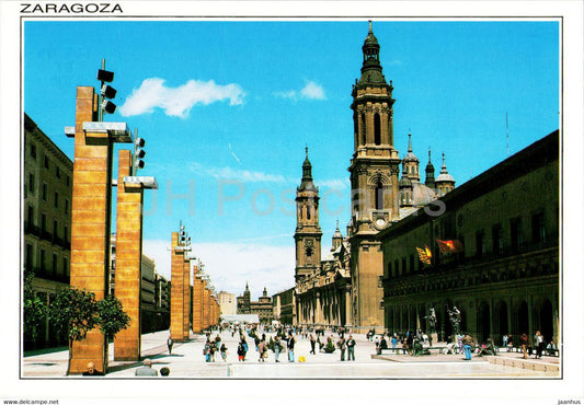 Zaragoza - Plaza del Pilar - 10 - Spain - unused - JH Postcards