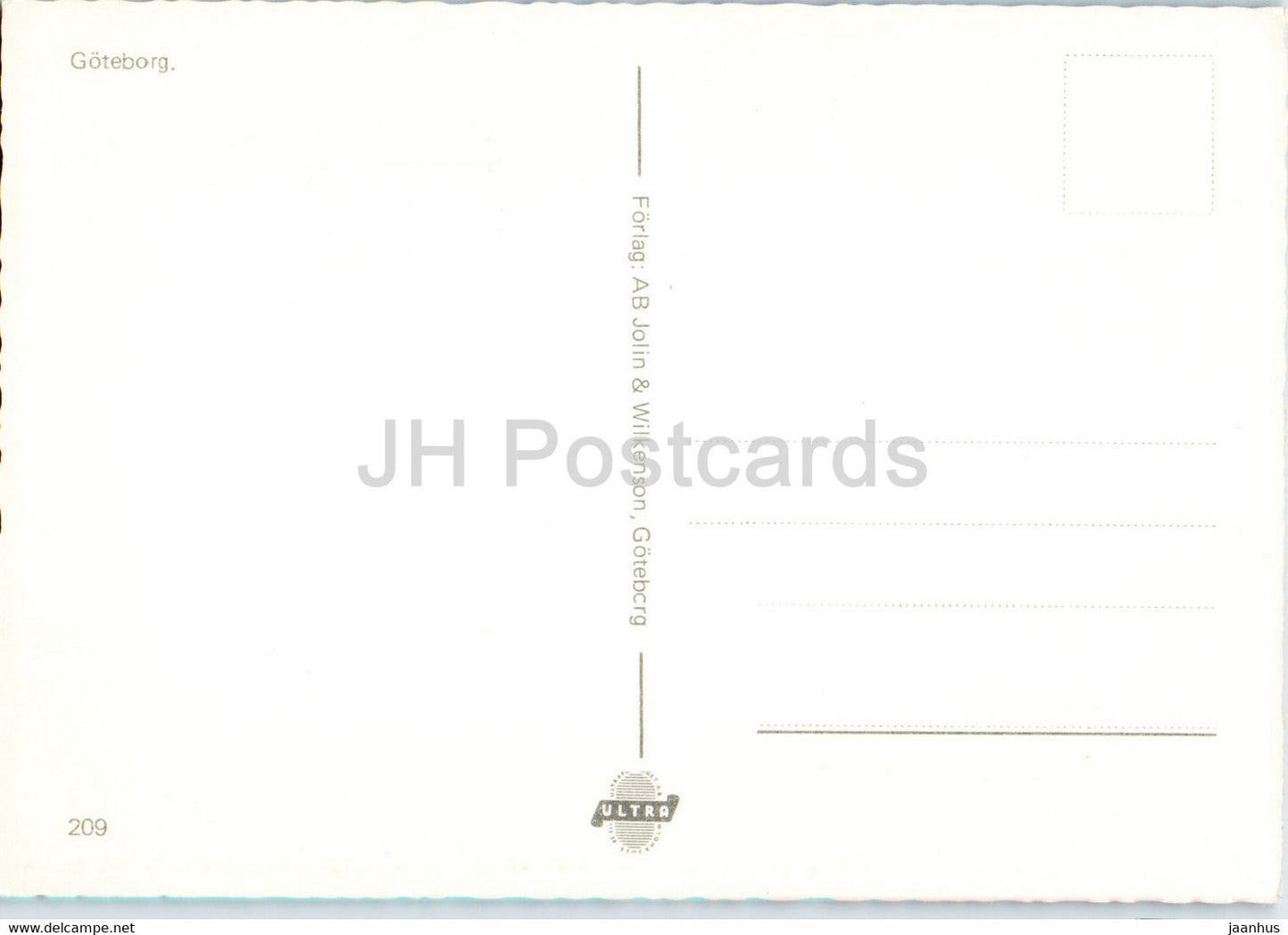 Halsning fran Goteborg - navire - bateau - multiview - Suède - inutilisé