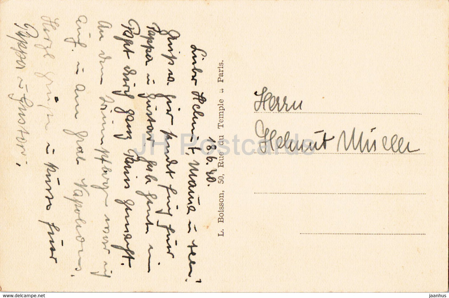 Paris - Arc de Triomphe de l'Etoile - 217 - carte postale ancienne - 1940 - France - occasion