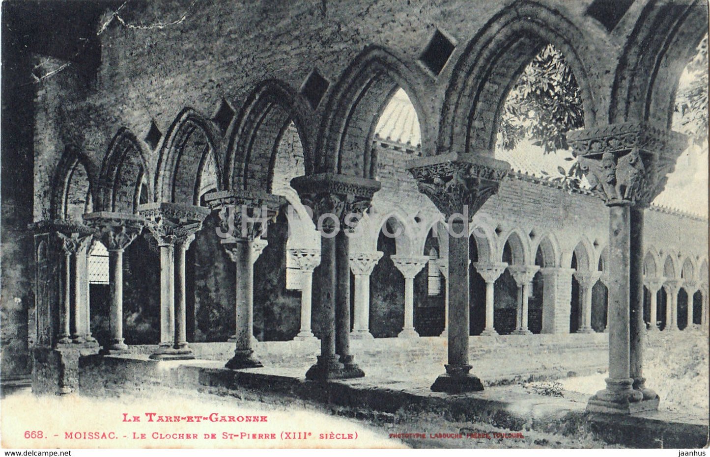 Le Tarn et Garonne - Le Clocher de St Pierre - 668 - old postcard - 1916 - France - used - JH Postcards