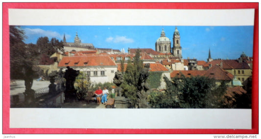 Prague Castle with St. Nicholas Cathedral - Prague - Praha - Czech Republic - Czechoslovakia - unused - JH Postcards