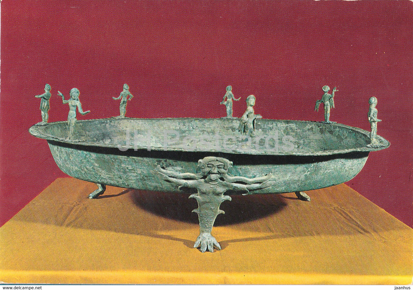 Museo Etrusco - Chiusi - Bronze Cup - Etruscan Museum - ancient art - Italy - Italia - unused - JH Postcards