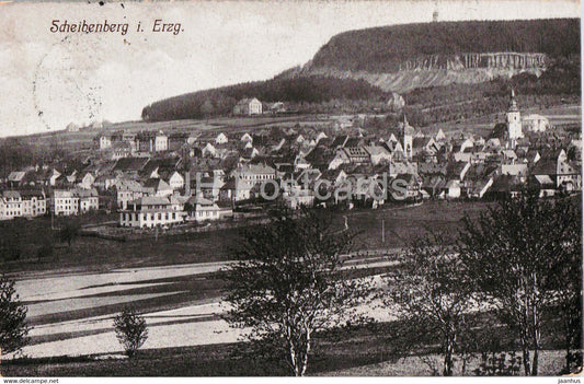 Scheibenberg i Erzgeb - old postcard - 1913 - Germany - used - JH Postcards