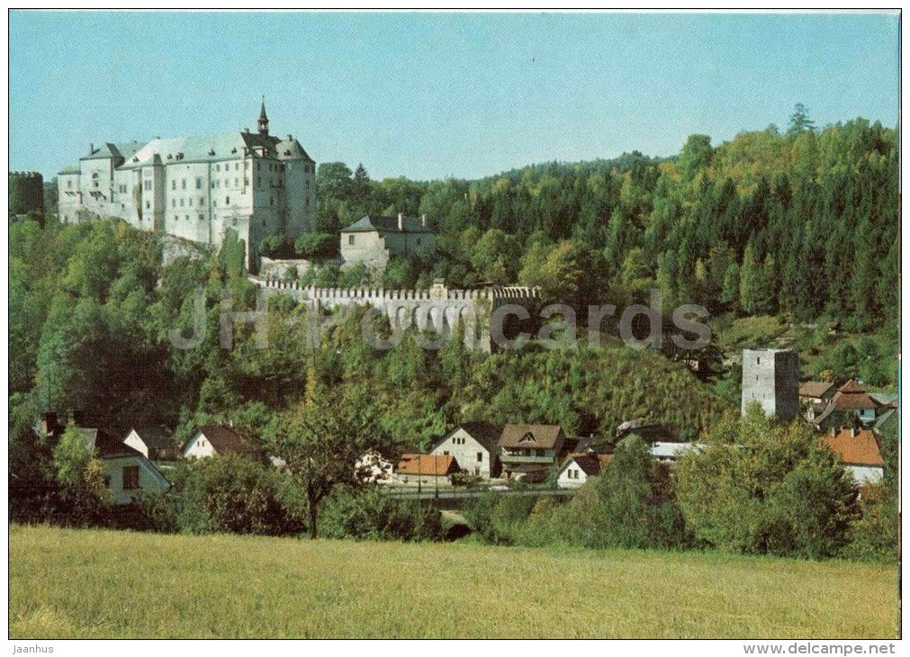 Cesky Sternberk castle - Czechoslovakia - Czech - unused - JH Postcards