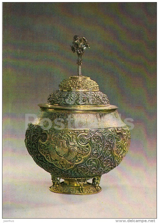 Bratina (loving cup) of Privy Councillor Piotr Tretyakov - Art - 1985 - Russia USSR - unused - JH Postcards