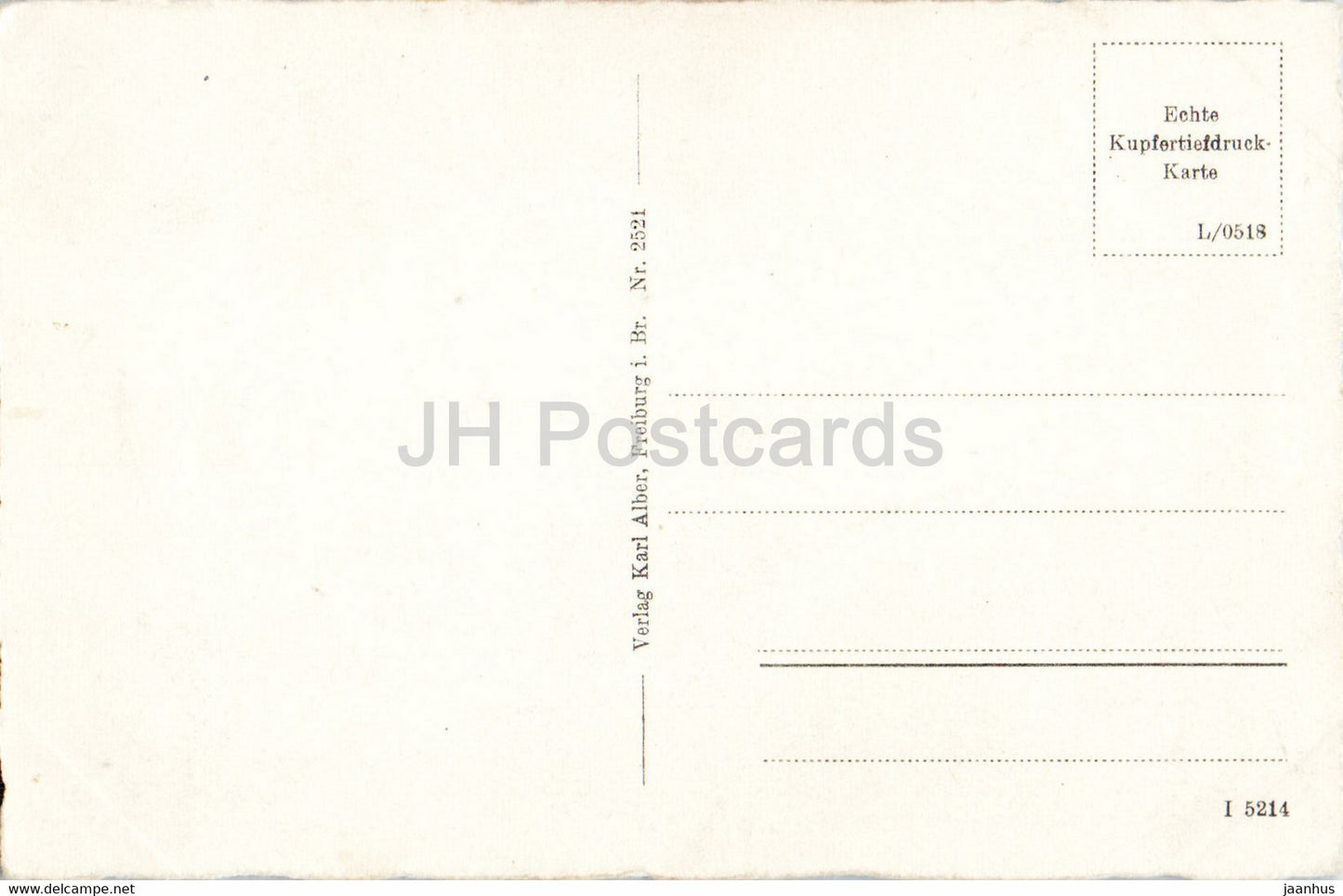 Freiburg i Br - Munster im Abendlicht - cathedral - 2521 - old postcard - Germany - unused