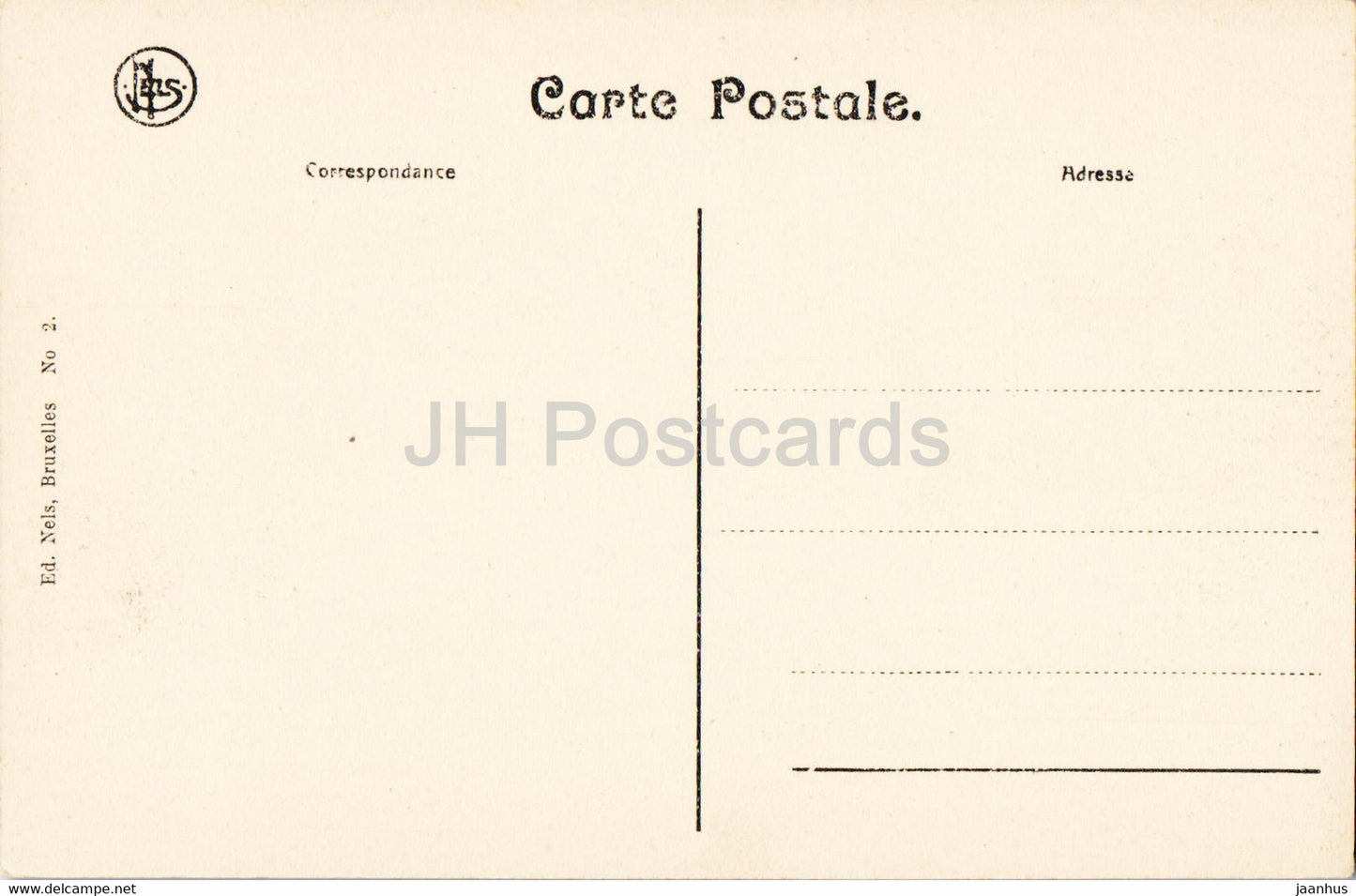 Valle de la Molignee - carte postale ancienne - Belgique - inutilisée