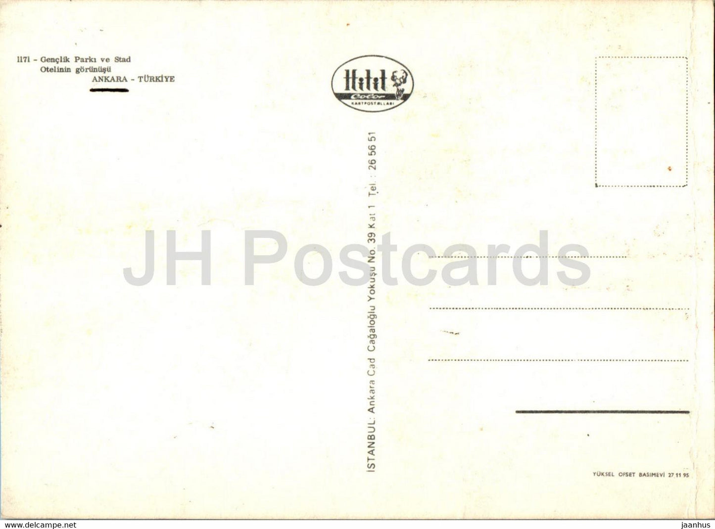 Ankara - Genclik Parki ve Stad - Otelinin gorunusu - hotel - 1171 - Turkey - unused