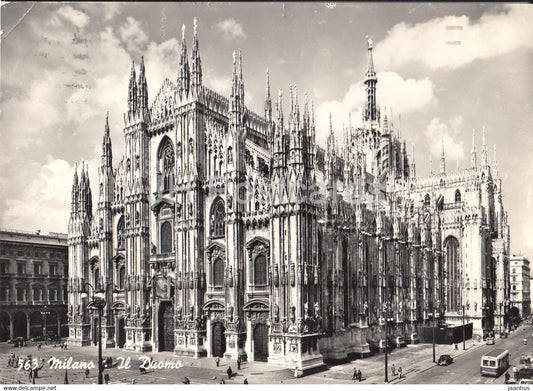 Milano - Milan - Il Duomo - cathedral - Italy - used - JH Postcards