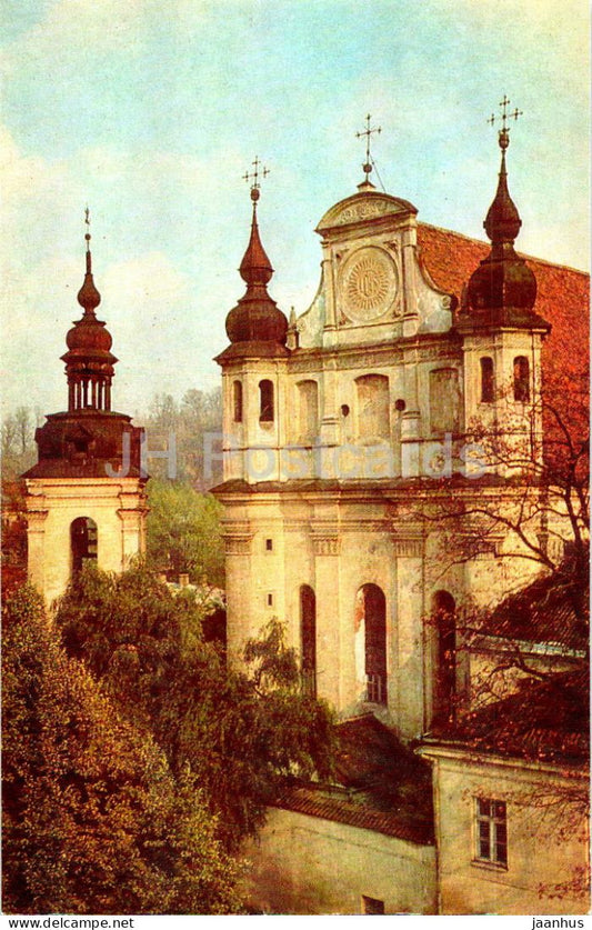 Vilnius - Church of St Michael - 1973 - Lithuania USSR - unused - JH Postcards