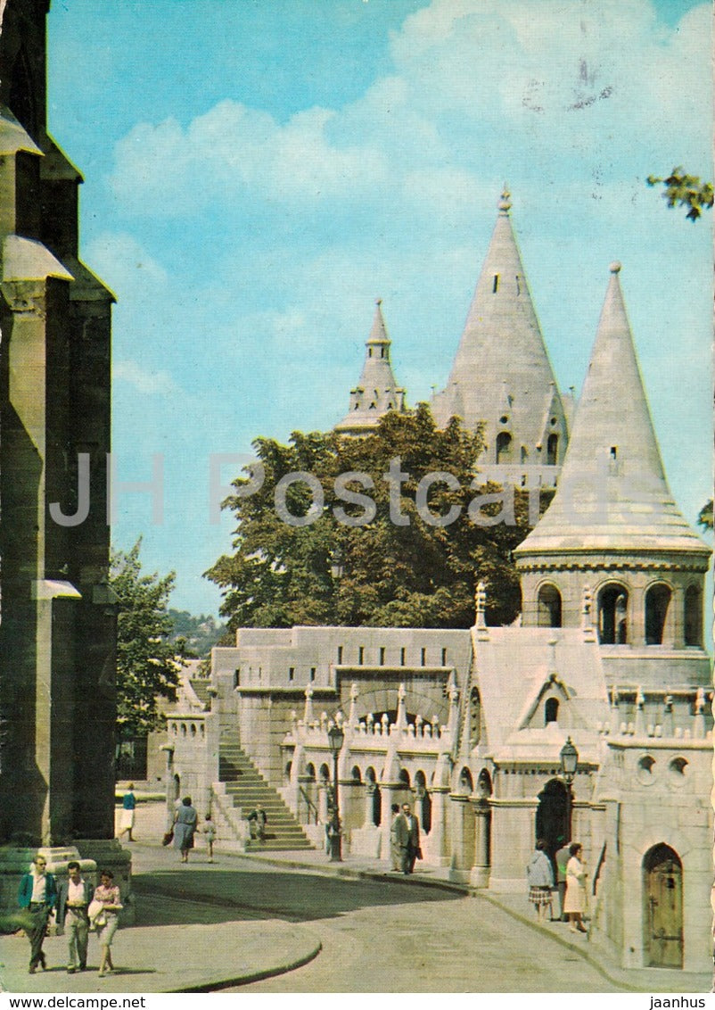 Budapest - Fishers Bastion - 1971 - Hungary - used - JH Postcards