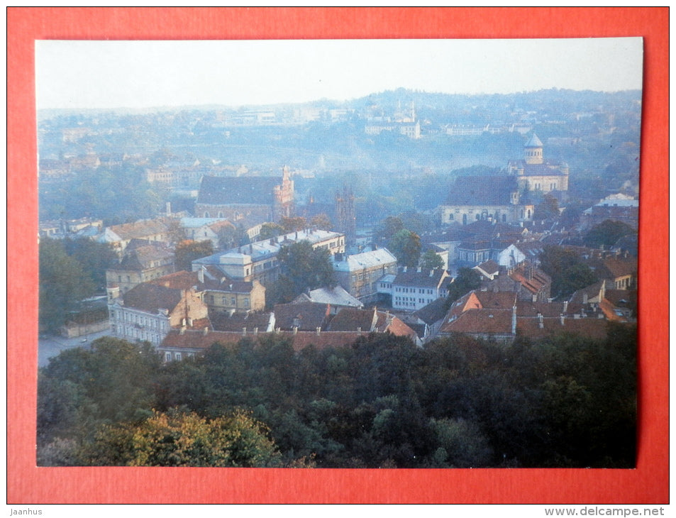 Old Town view - Vilnius - 1986 - USSR Lithuania - unused - JH Postcards