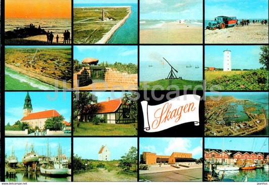 Partier fra Skagen - multiview - Denmark - used - JH Postcards