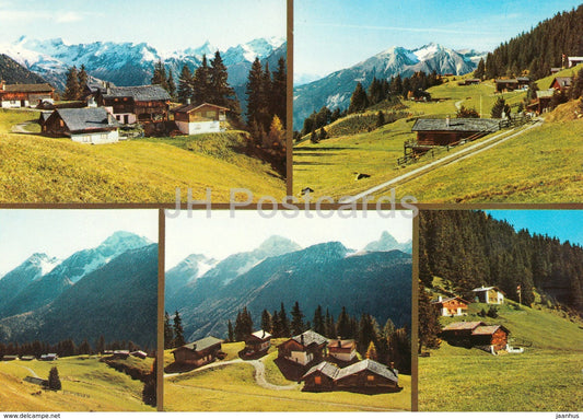 Falein 1844 m bei Filisur - Albulatal - Graubunden - P Uertsch - Tinzenhorn - Aroser Rothorn - Switzerland - used - JH Postcards